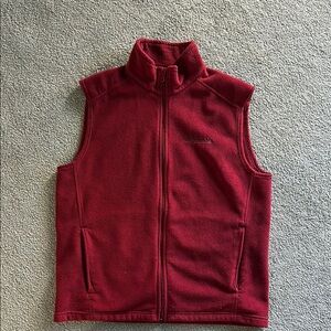 Men’s Columbia Red Fleece Vest